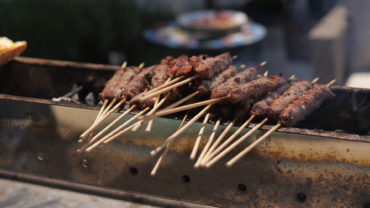 D'Abruzzo food curated lamb skewers