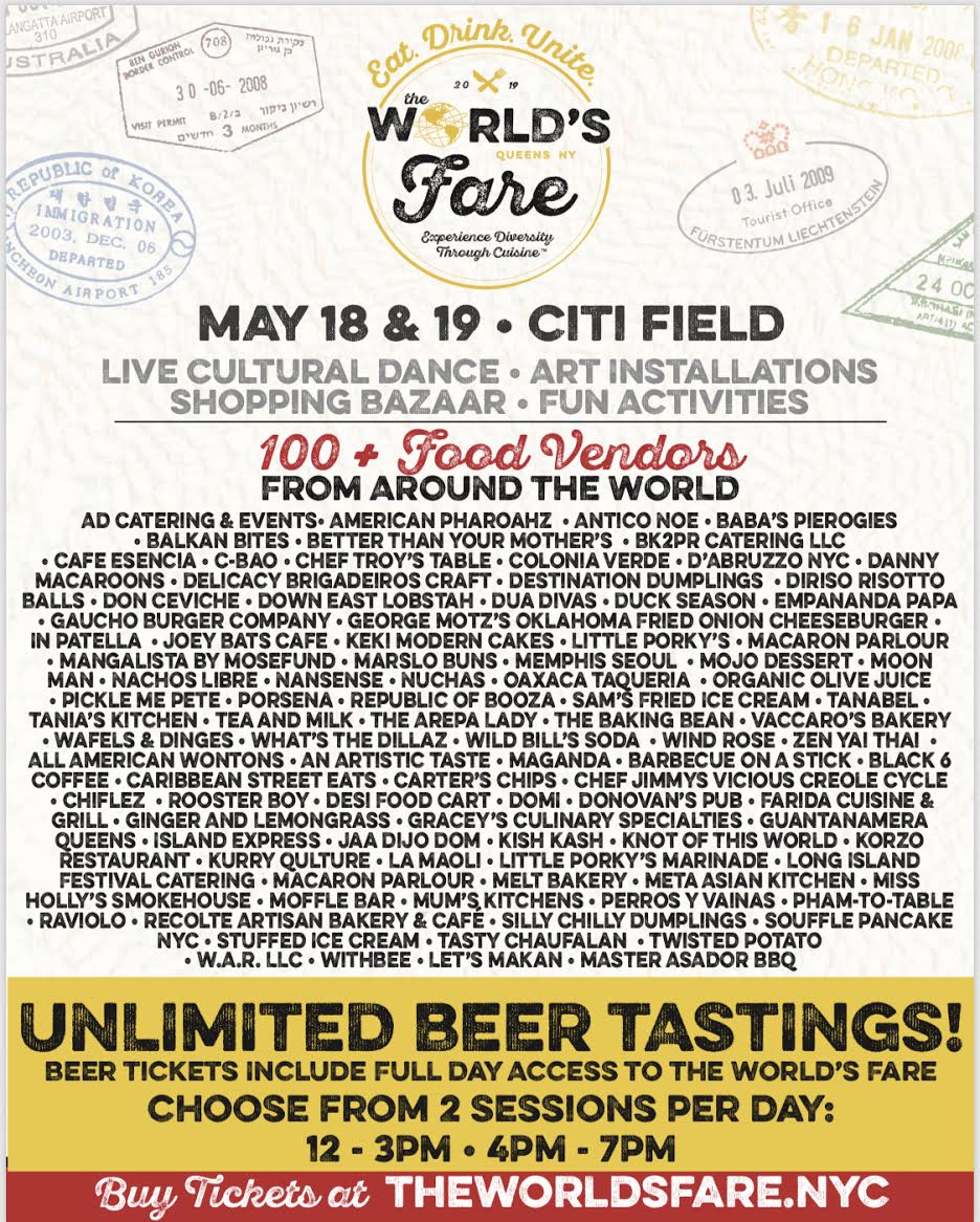 100 Vendor World's Fare POSTER 2019