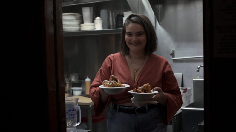 Bordertown Tortilleria's Amanda Serving Their Popup Menu